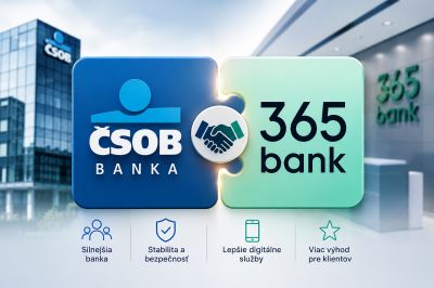 ČSOB a 365.bank sa spájajú (Generované AI)