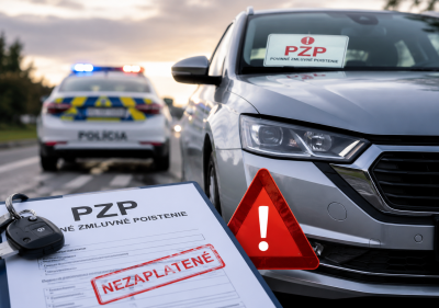 Strieborné auto, polícia a PZP