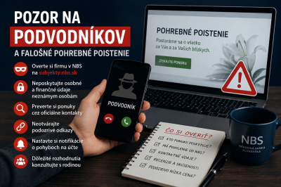 Upozornenie na falošné pohrebné poistenie